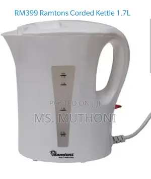 RM399 Ramtons Corded Kettle 1.7L Now at 1year Warranty