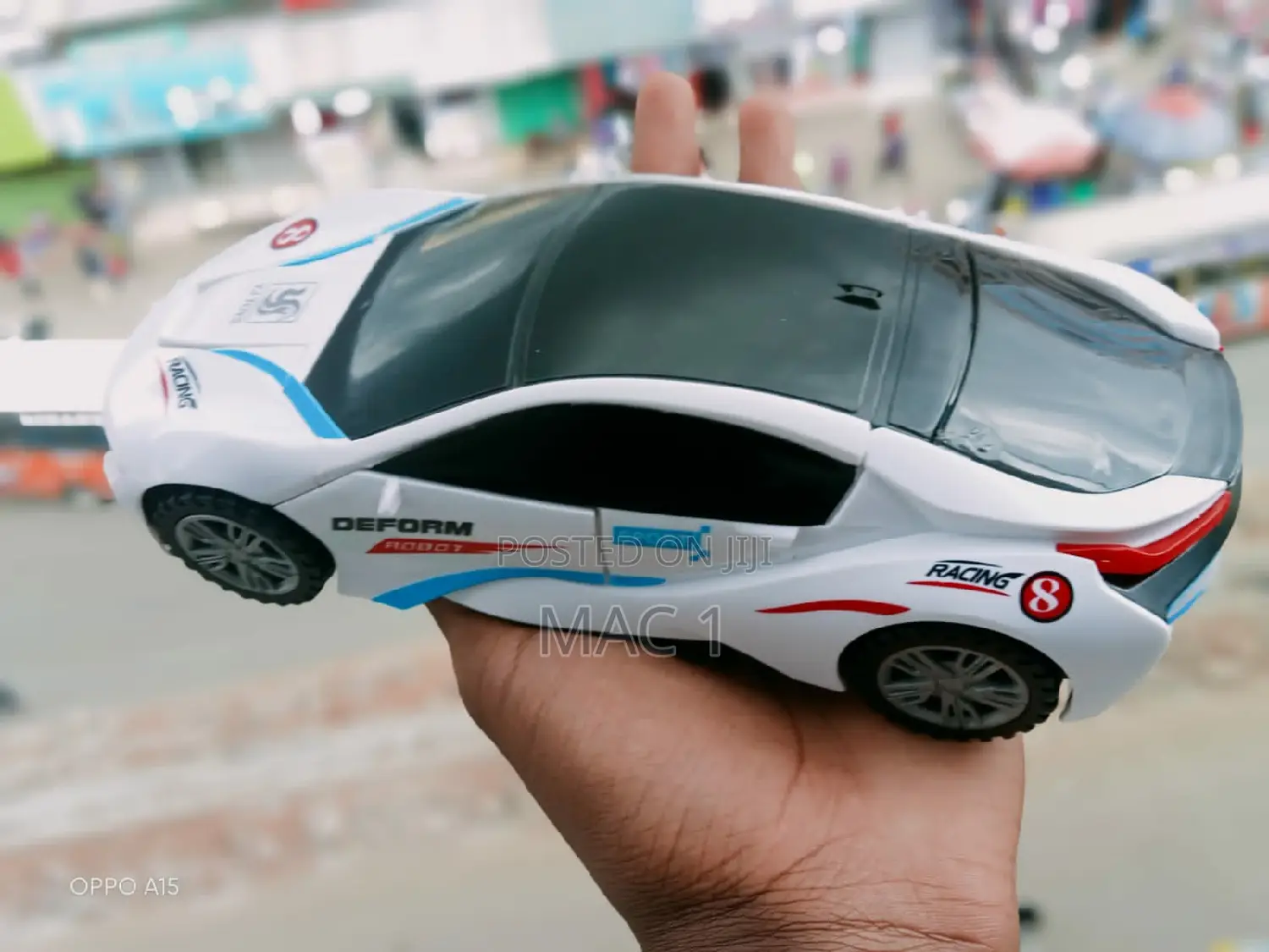 Deform Toy Car White Transformer Toy Cars