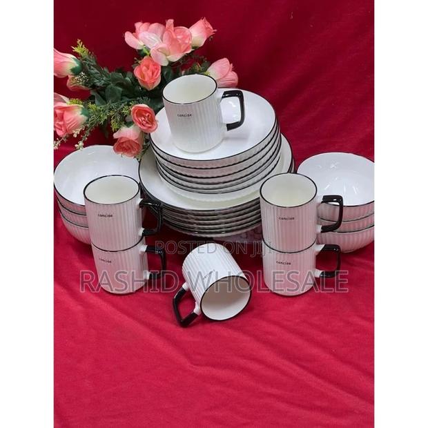 Modern 6pc Dinner Set - main view