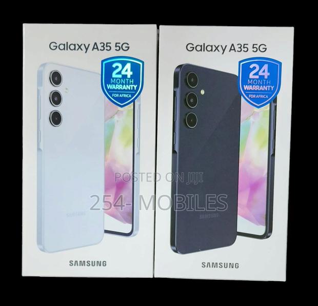 New Samsung Galaxy A35 256 GB Blue - thumbnail 2