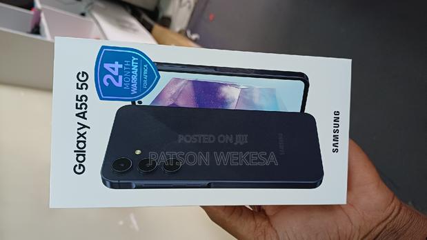 New Samsung Galaxy A55 128 GB Black - thumbnail 3