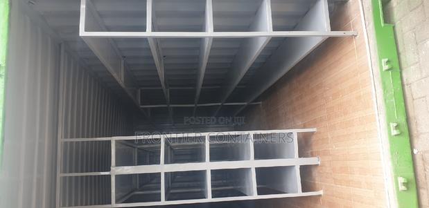 20ft Storage Shelves Made in a Container Firmly Welded - thumbnail 4