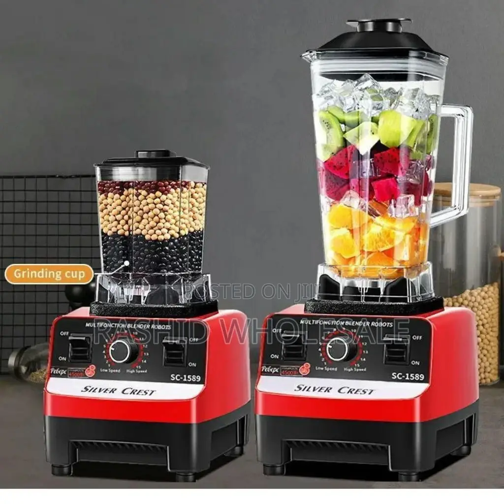 Silver Crest Blender. 2in1 Commercial Blender