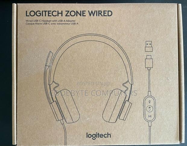 Logitech Zone Wired - Graphite USB - 981-000875 - main view