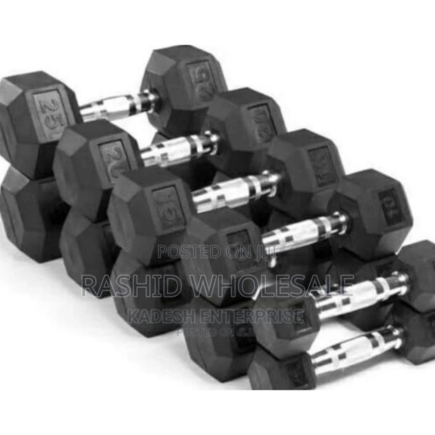 New Model Hexagon Dumbbells 30kgs