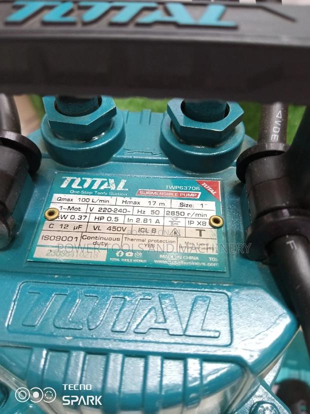 Total Submersible Water Pump 0.5hp