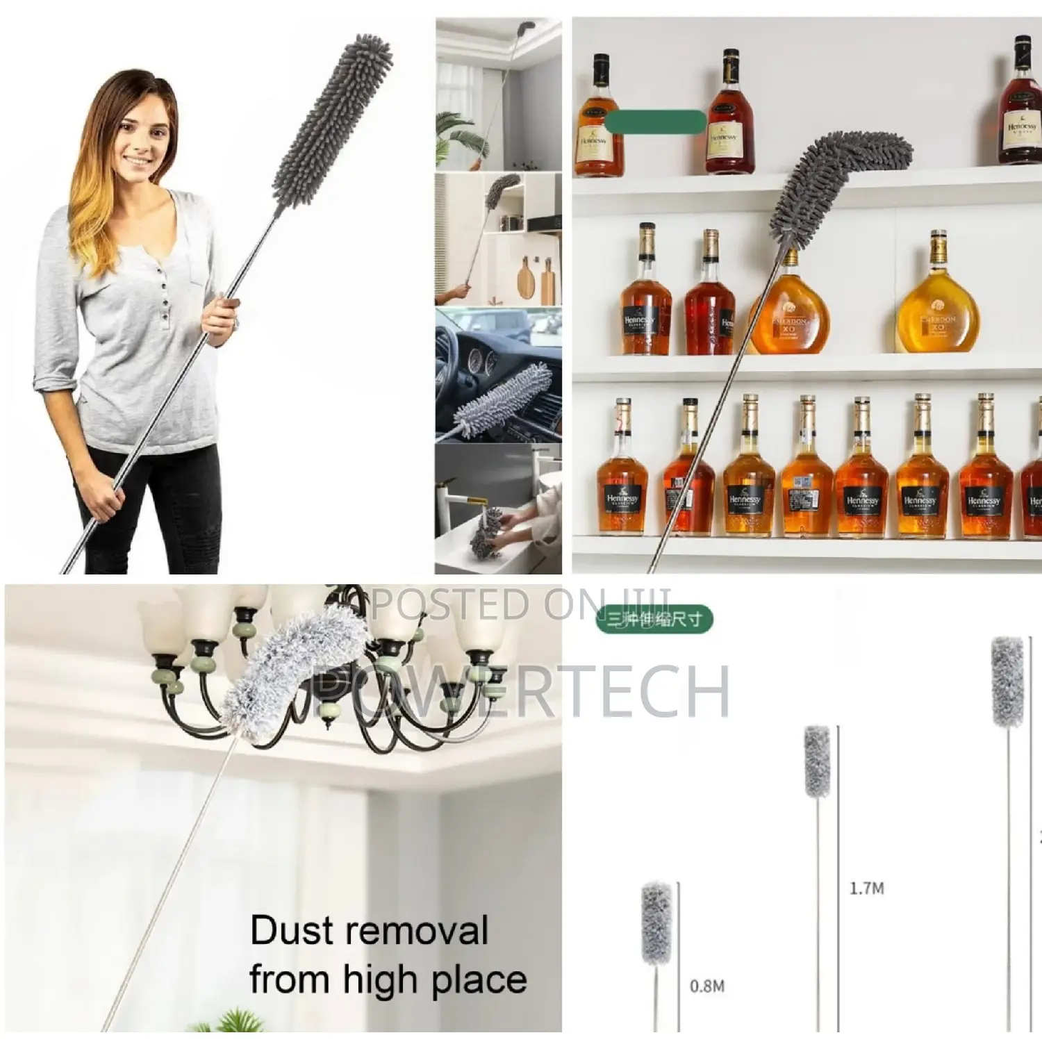 Telescopic Cobwebs Remover ,Highwall Dust Remover