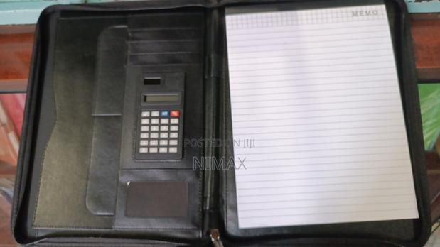 Executive Leather Folders With Accessories - thumbnail 3