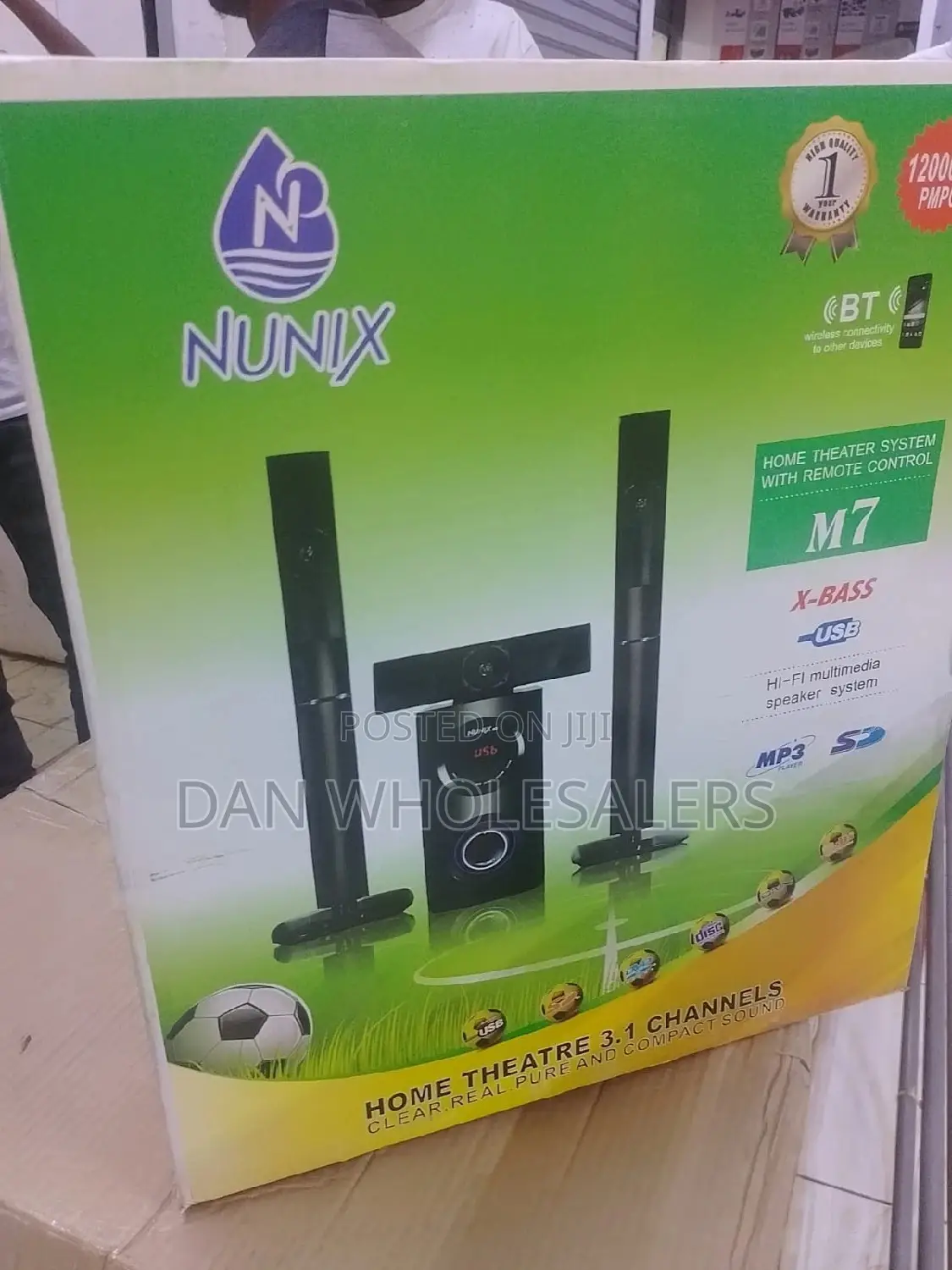 Nunix M7 3.1ch MINI Home Theater System With a Remote