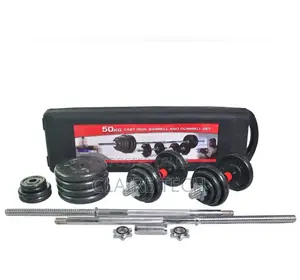 Gym 50 Kg Chrome Dumbbell Set