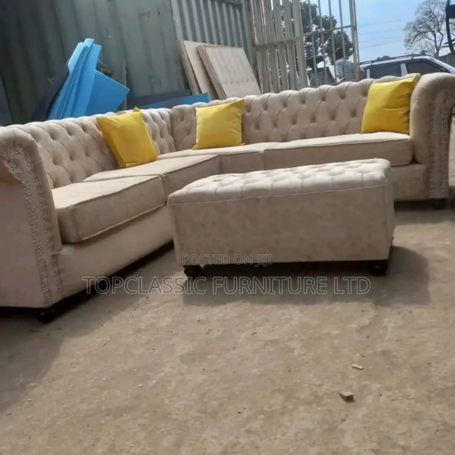 5-Seater Chester L-Shaped Sofa