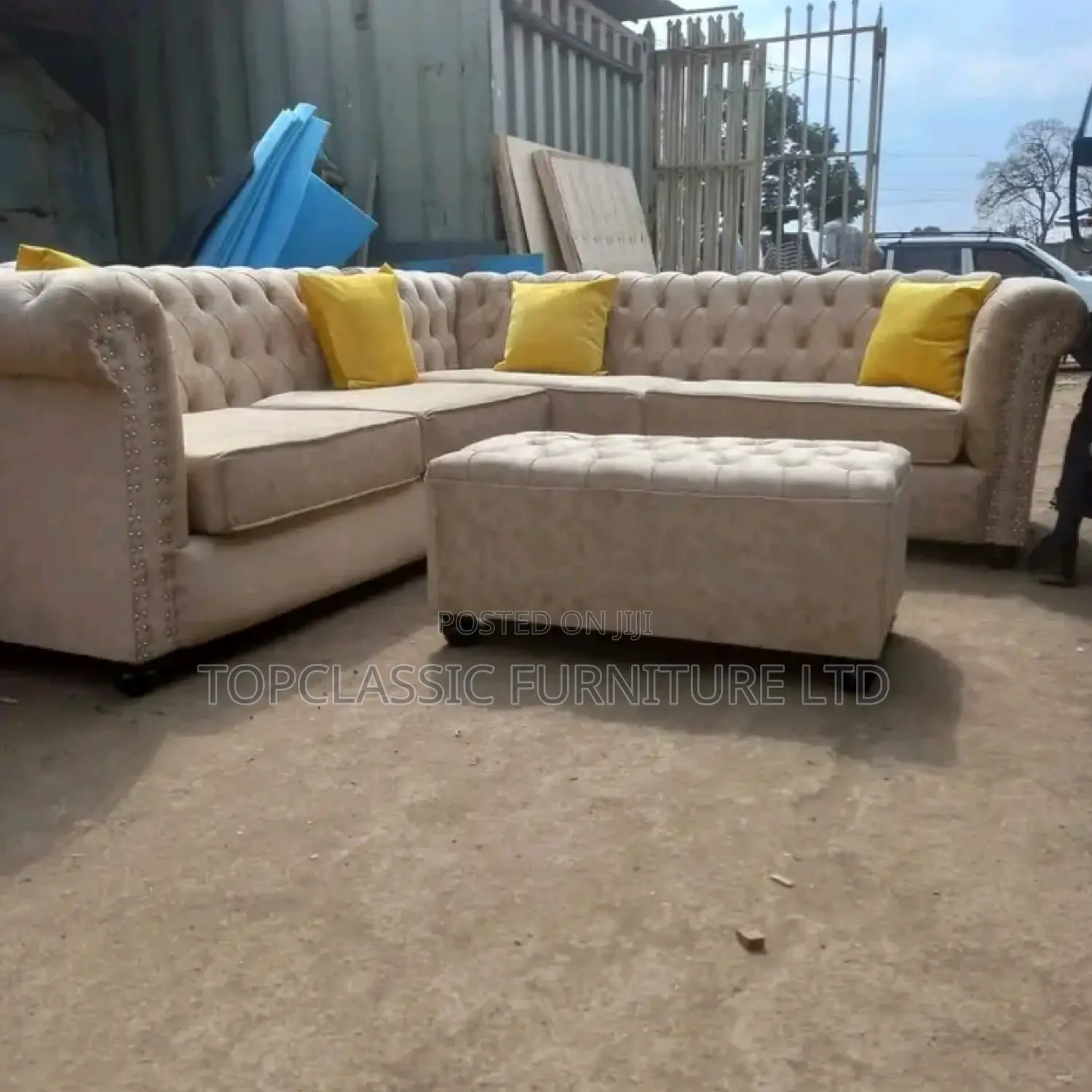 5-Seater Chester L-Shaped Sofa