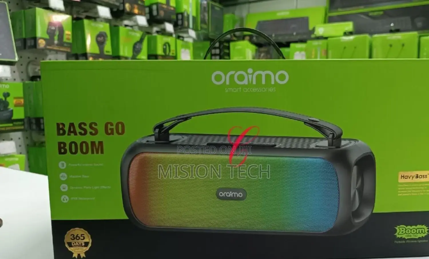 Oraimo Heavy Bassobs-75d Bass Go Boom Speaker