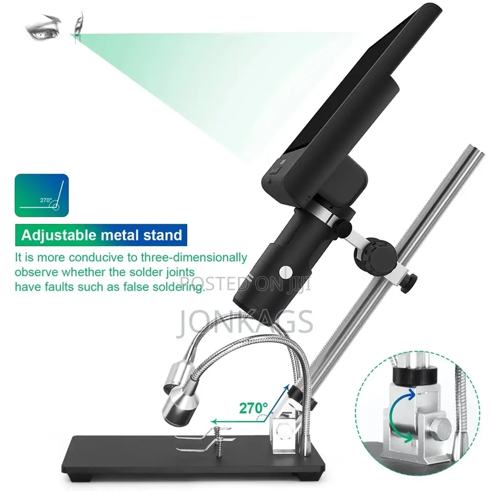 10 Inch Digital Microscope HDMI Out ×2000 Wireless Connect