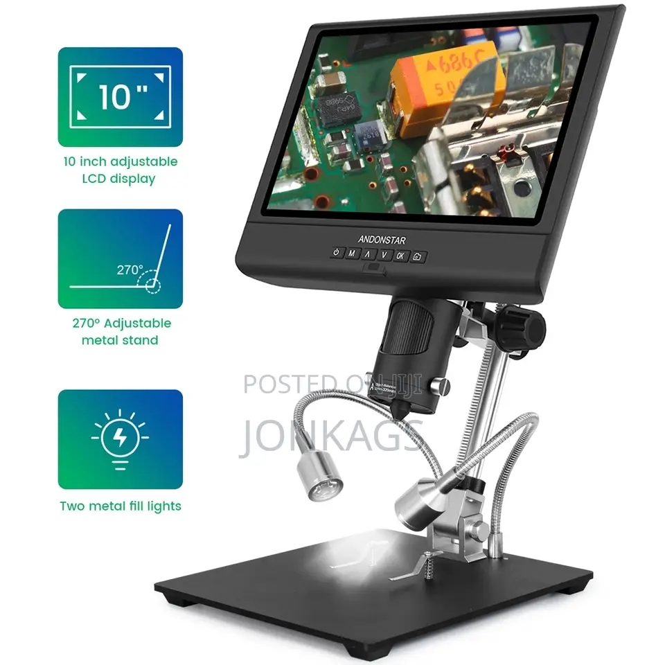 10 Inch Digital Microscope HDMI Out ×2000 Wireless Connect
