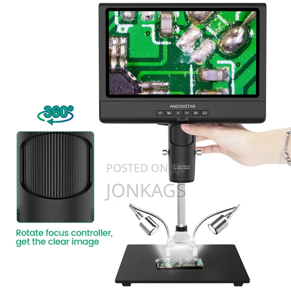 10 Inch Digital Microscope HDMI Out ×2000 Wireless Connect
