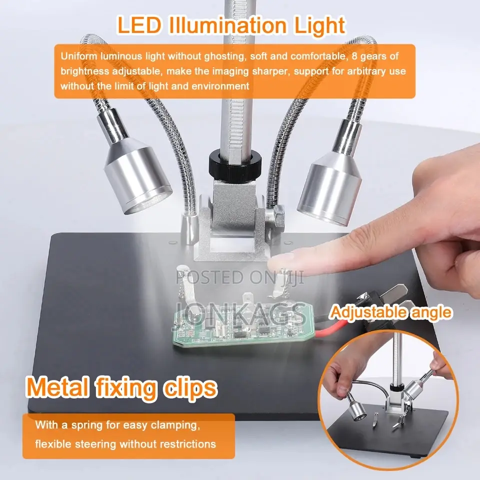 10 Inch Digital Microscope HDMI Out ×2000 Wireless Connect
