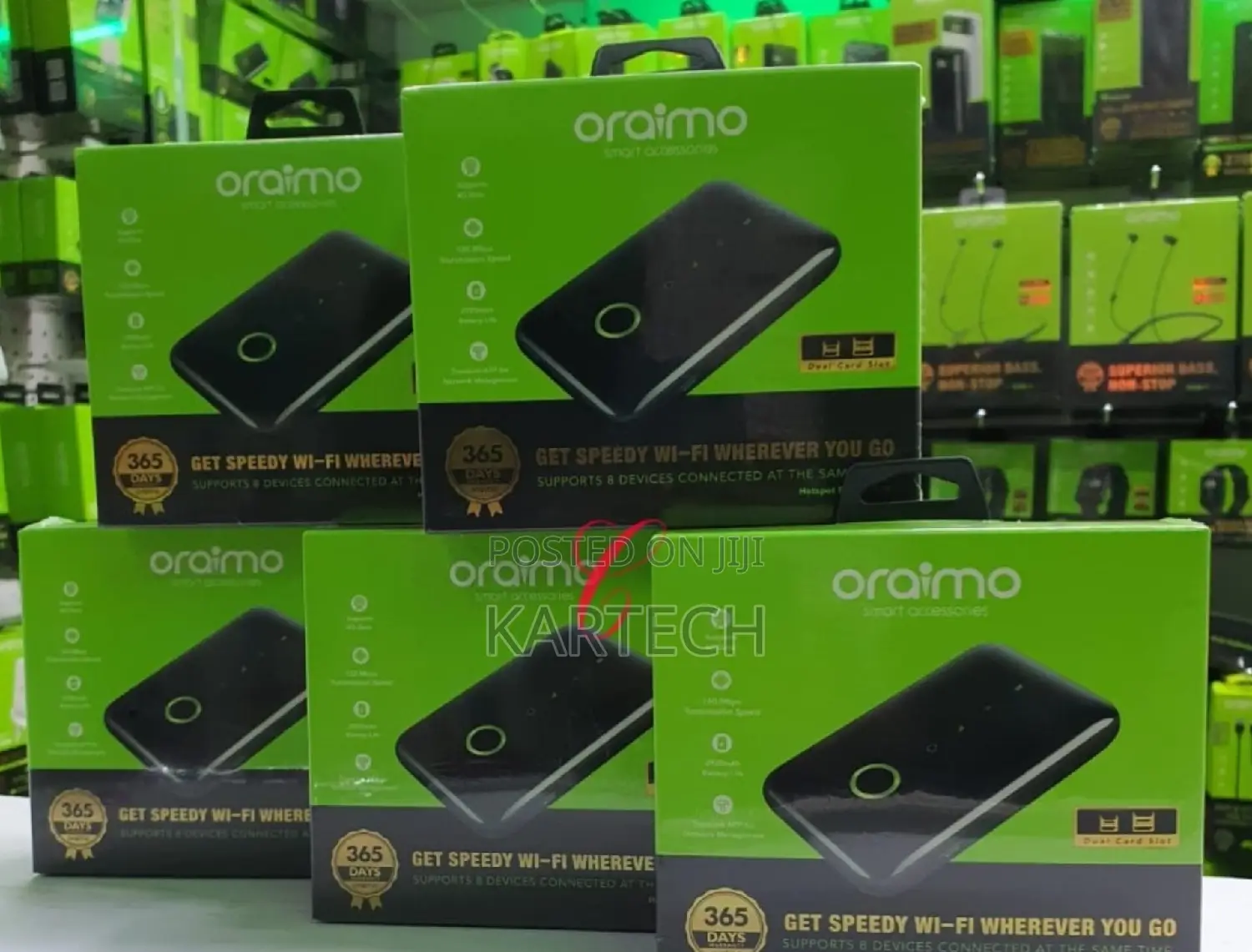 Oraimo Om102 Mifi Hotspot Elf 2 4g Dual Simcard Slots