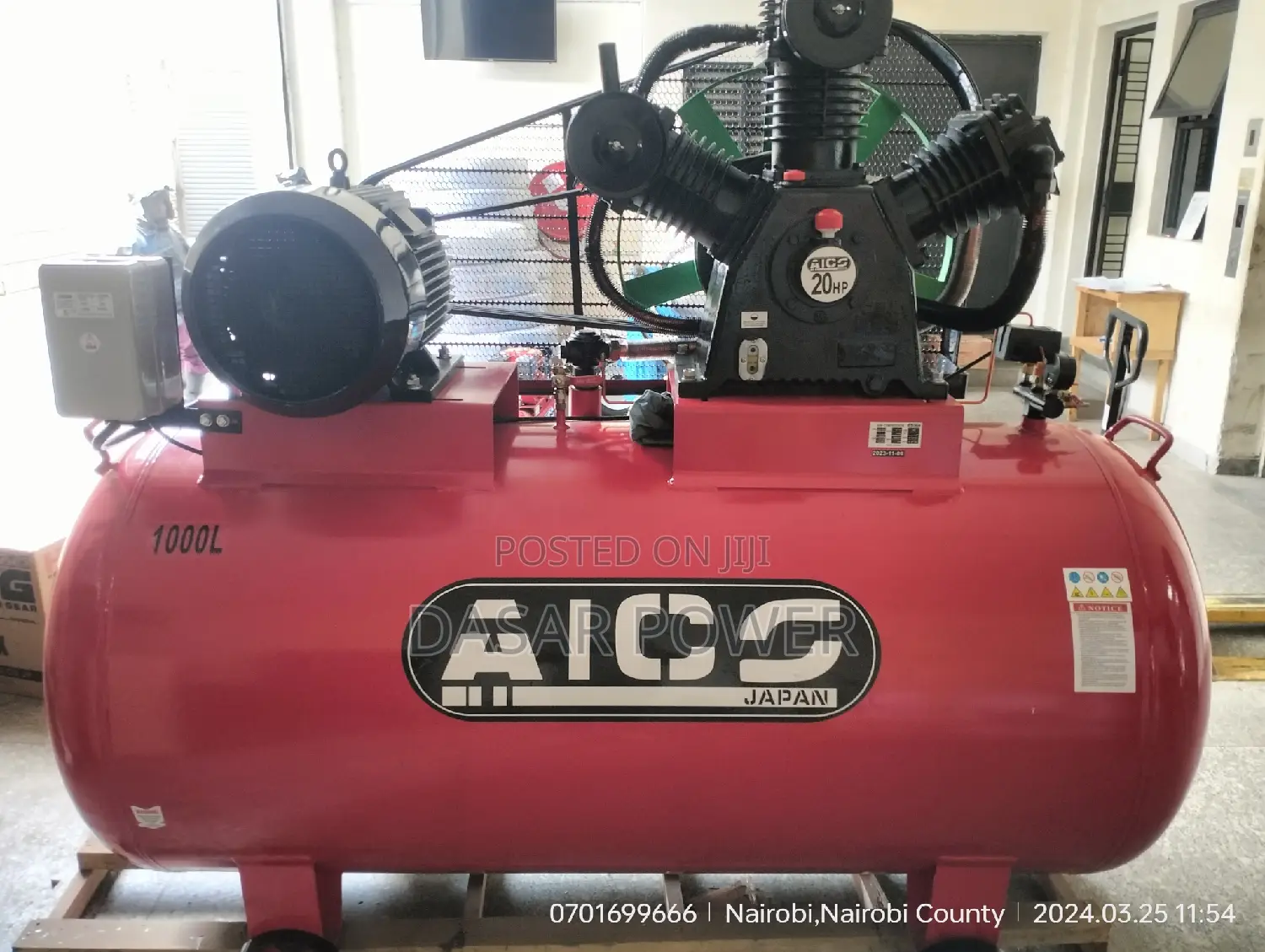 1000litres Electric Air Compressor.