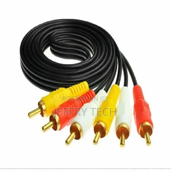 RCA 3 BY 3 Audio Video AUX CABLE