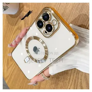 Fashion Magnetic Case for Magsafe for iPhone 11 Pro -Gold