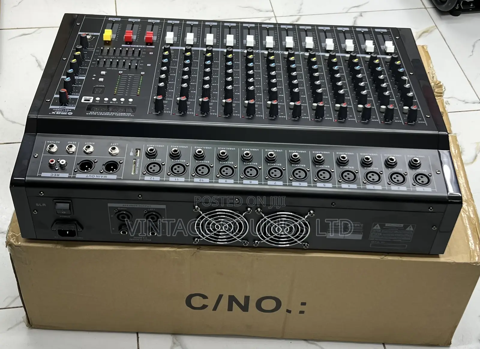Original Max Powered Mixer/Amplifier 12channel