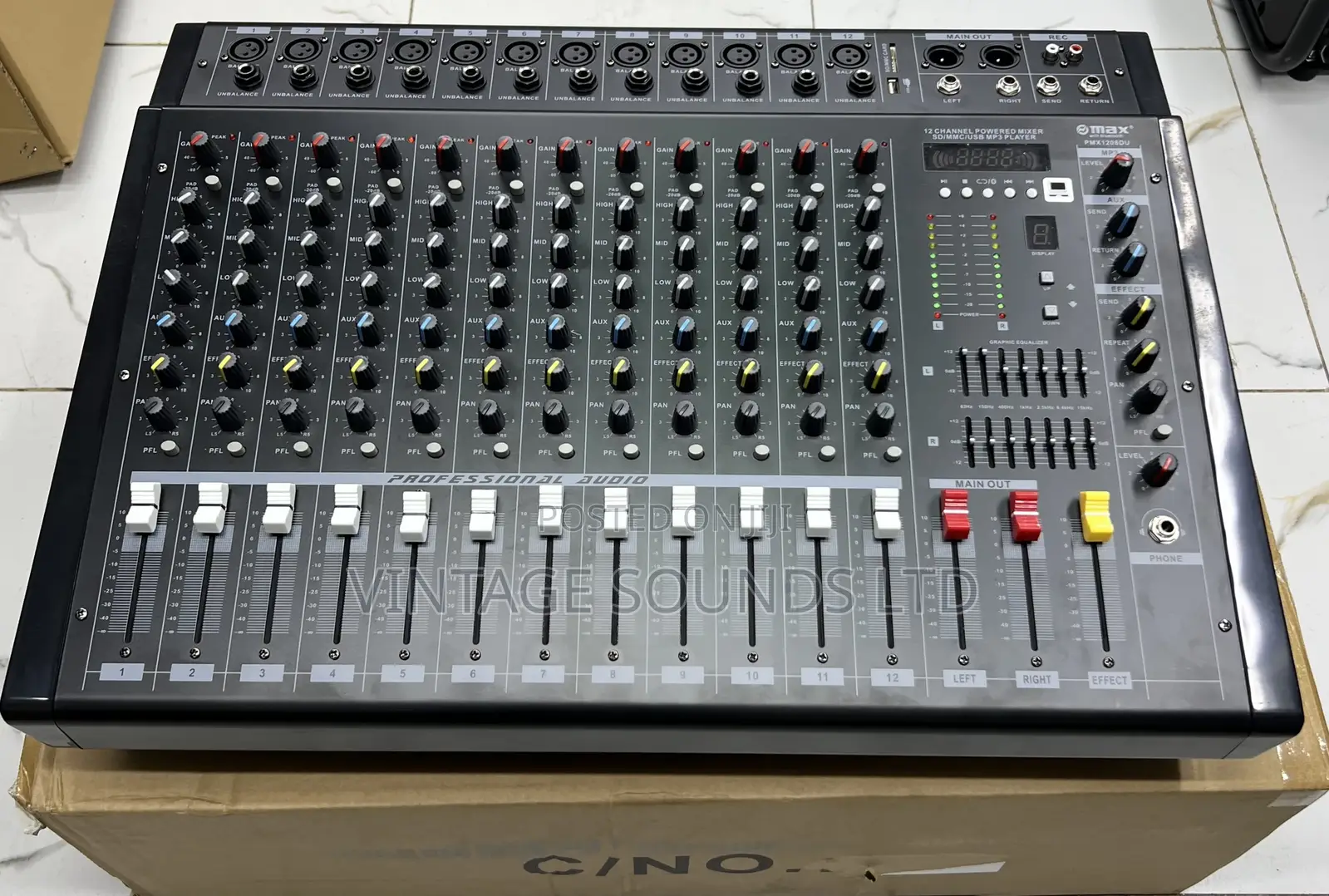 Original Max Powered Mixer/Amplifier 12channel
