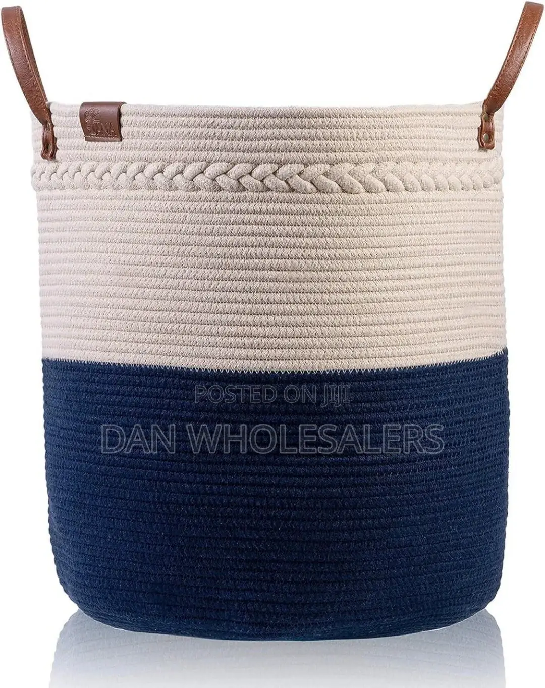 Cotton Rope Basket With Handles