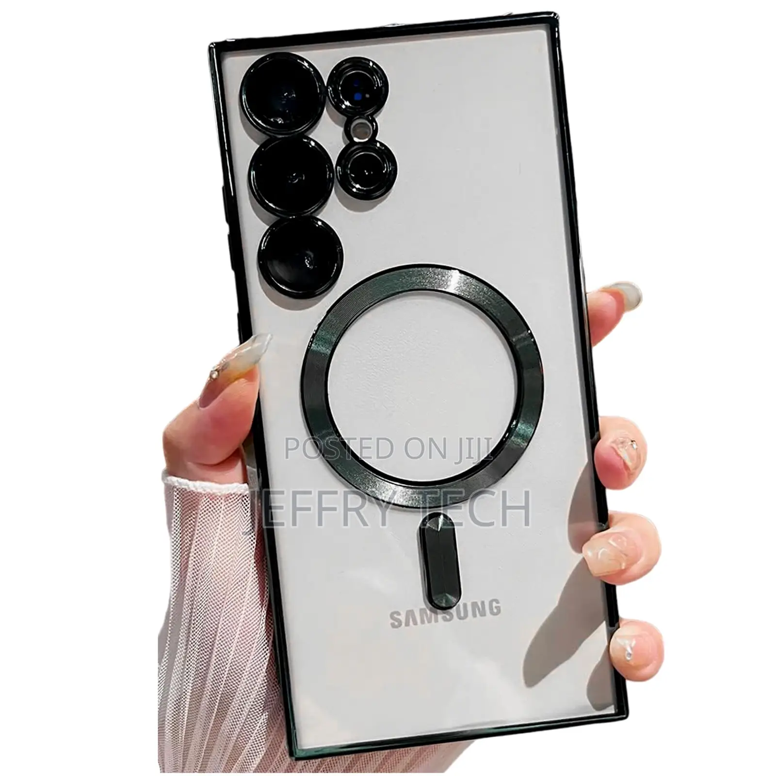 Samsung Galaxy S24 Ultra Mag Safe Glamor Case Ring Housing