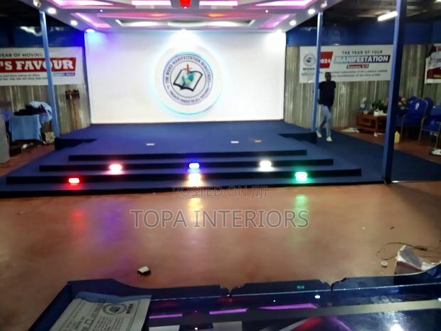 Modern Church Decoration Pulpit Floor Wall to Wall Carpets