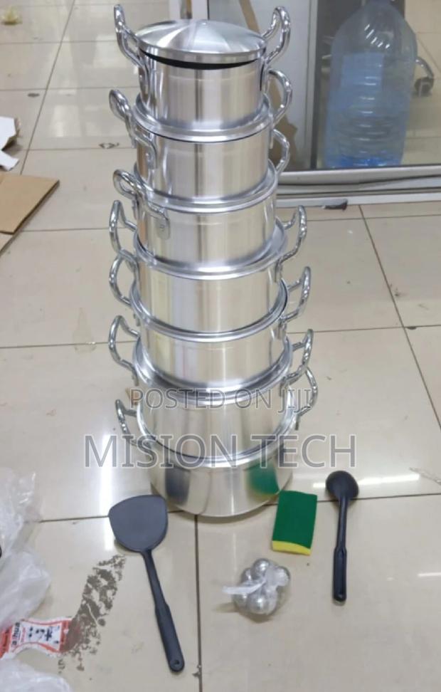Tornado 14 Pieces Heavy Aluminium Cooking Pot Sufuria Set