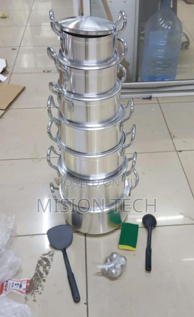 Original Tornado 14 Pieces Heavy Aluminium Pot Sufuria Set