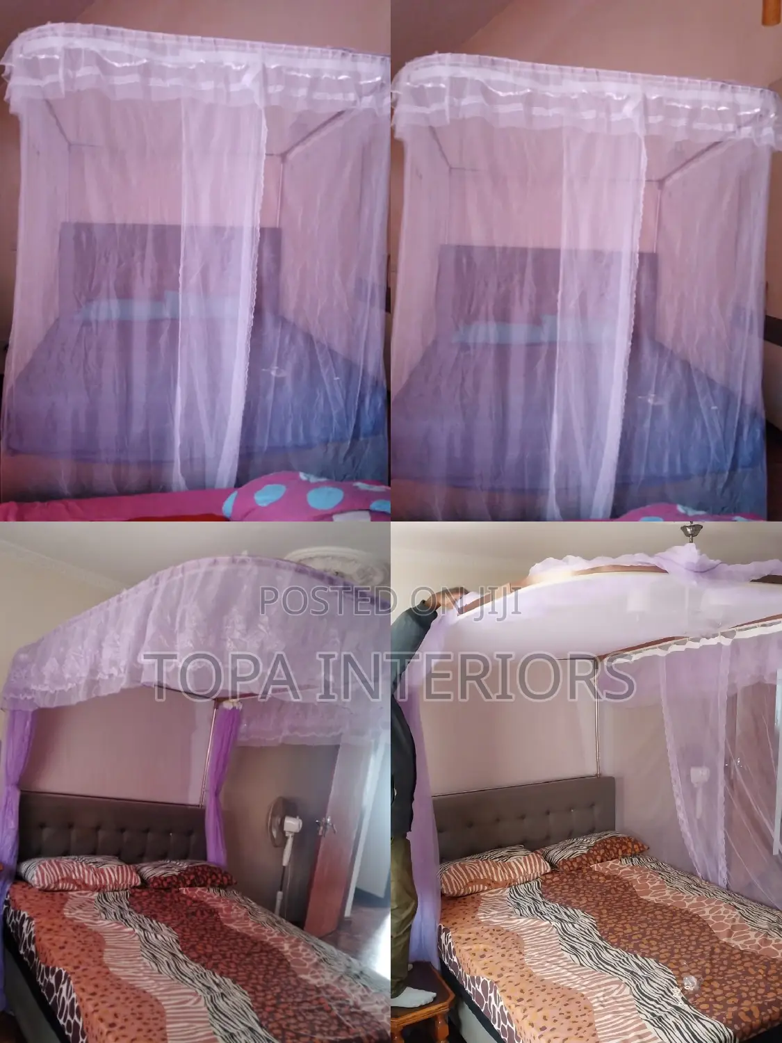 Two Stand Rail Mosquito Nets 2 Stand Bed Mosquito Nets