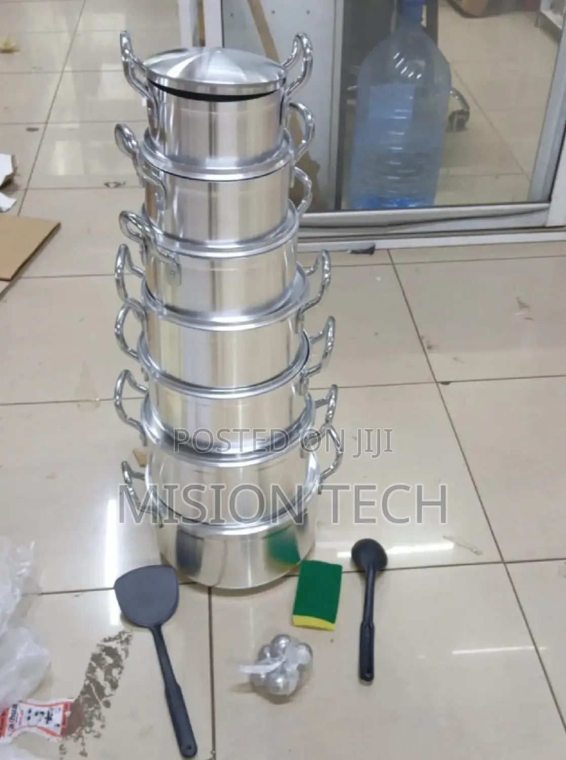 Tornado 14 Pieces Heavy Aluminium Stainless Pot Sufuria Set