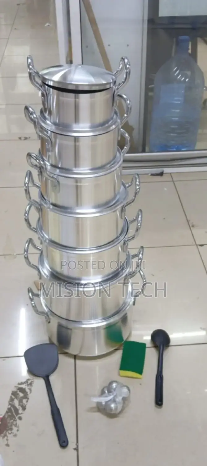 Tornado 14 Pieces Heavy Aluminium Durable Pot Sufuria Set