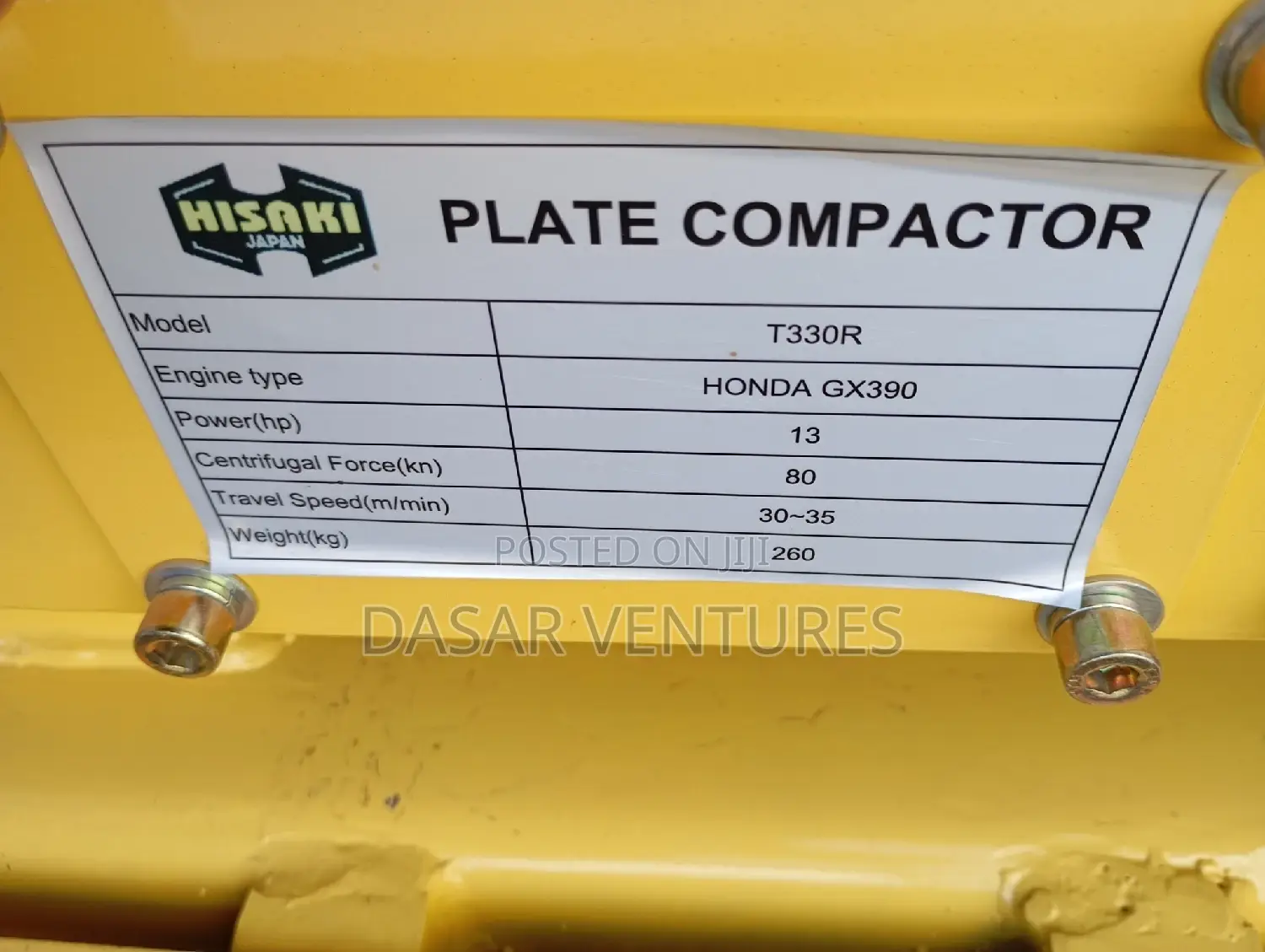 Plate Compact T330r