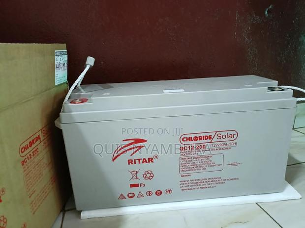 Deep Cycle Solar Battery 200ah Ritar - main view