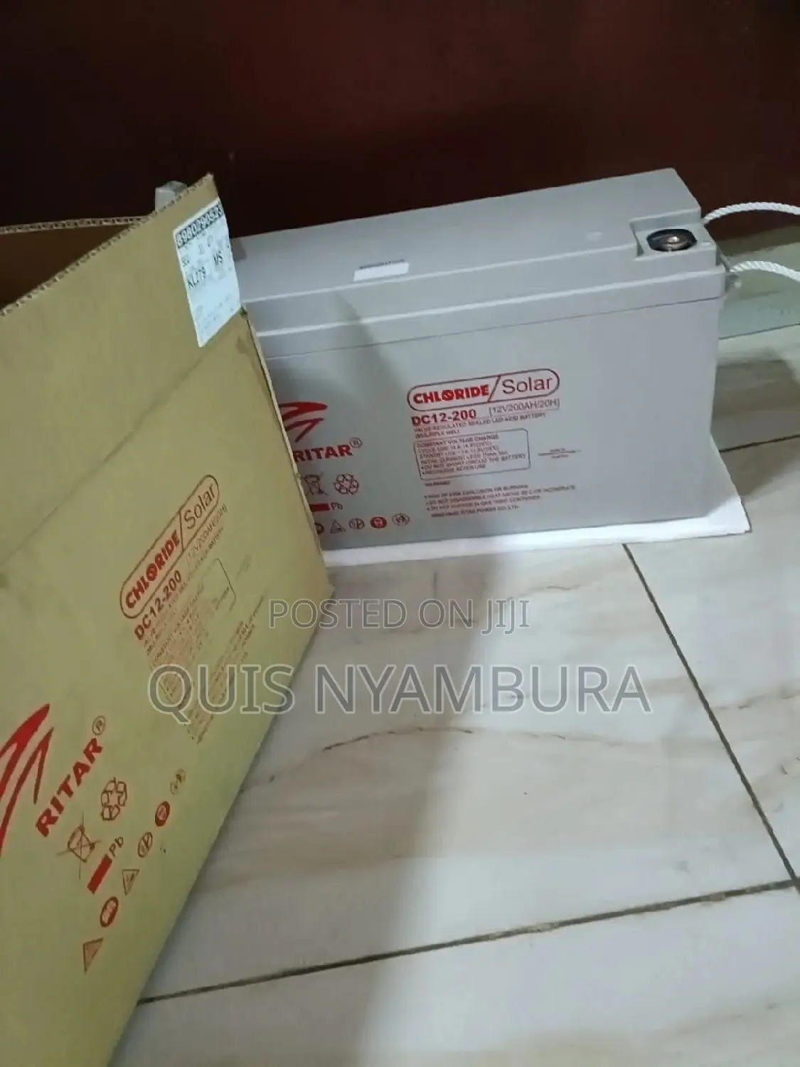 Deep Cycle Solar Battery 200ah Ritar