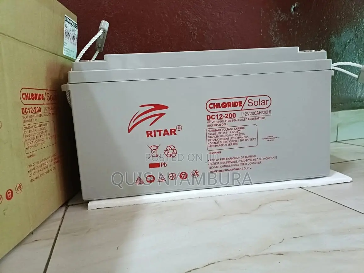 Deep Cycle Solar Battery 200ah Ritar .