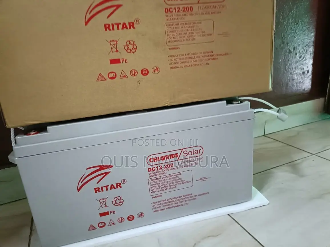 Deep Cycle Solar Battery 200ah Ritar .