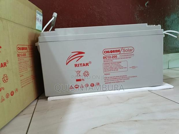 Ritar Battery Deep Cycle Solar Battery Ritar 200A - thumbnail 2