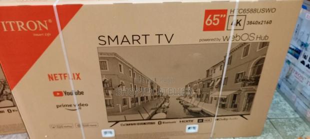 Vitron 65" Smart Frameless Tv Powered by Webos Hub