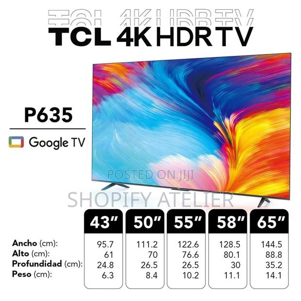 TCL 65" Smart Google Tv Frameless - main view
