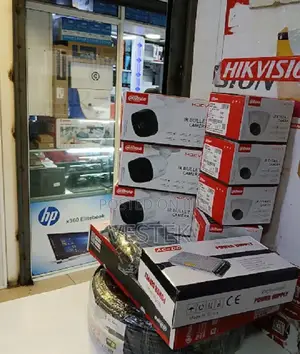 4 Channel CCTV Camera Kit With 4 Cameras- Dahua CCTV 2MP 