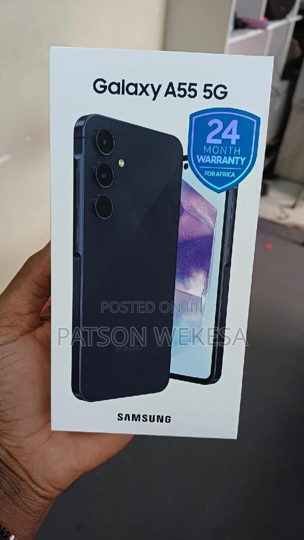 New Samsung Galaxy A55 128 GB Black - thumbnail 2