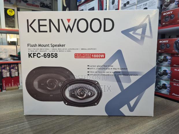 Kenwood 1800 Watts Powerful 6 by 9 Oval Midrange Speakers