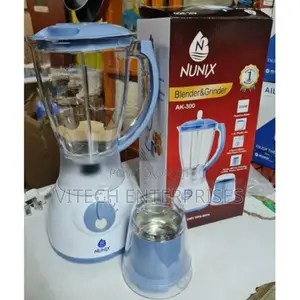 Nunix AK 300 2 in 1 Blender With Grinding Machine 1.5L .