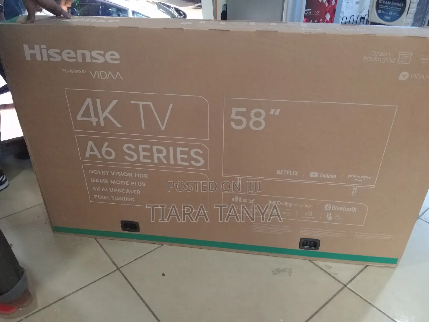 Offer on 58" Hisense Smart Google Tv Frameless