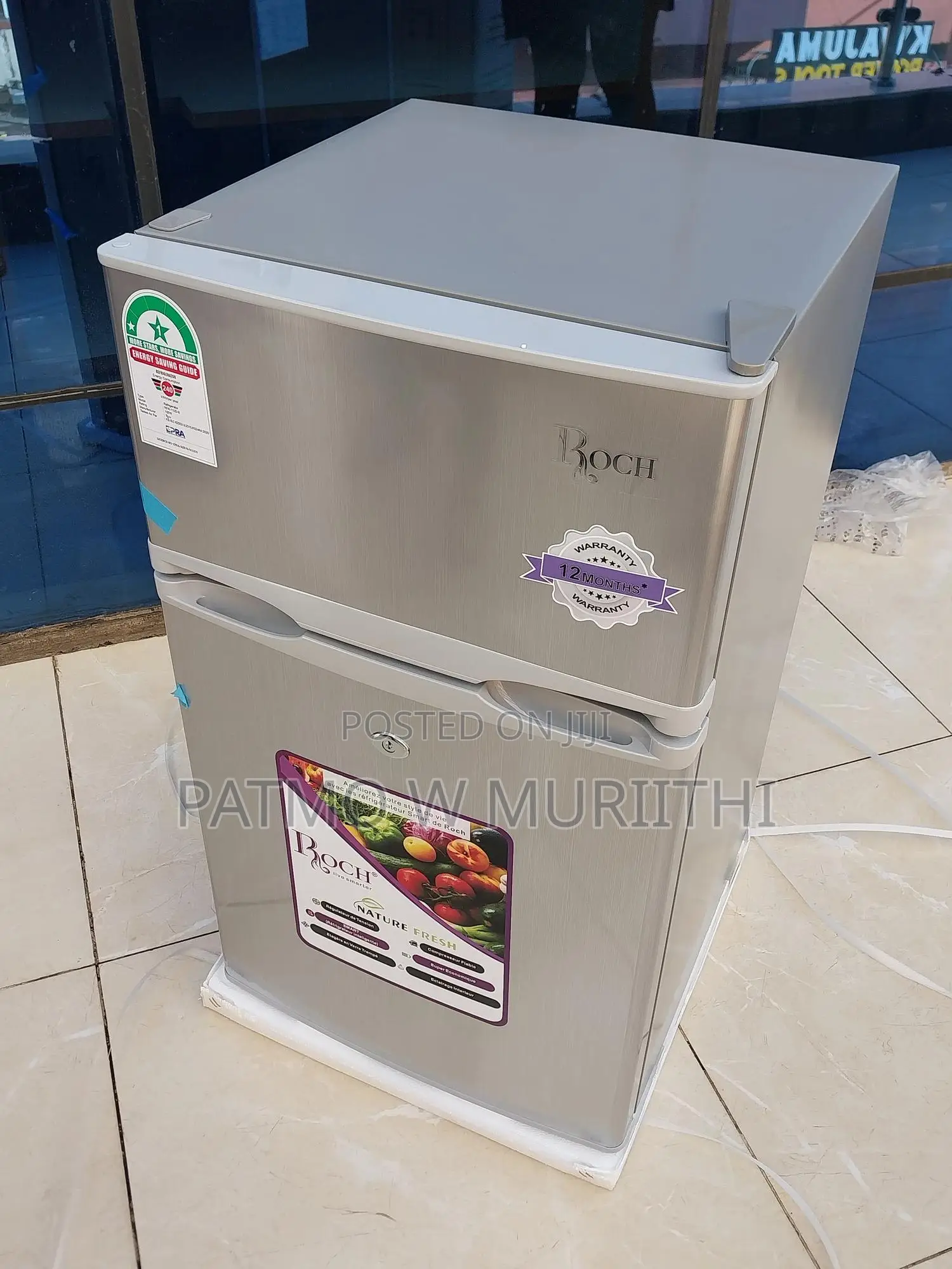 Fridge, Roch 90l Mini Refrigerator Double Door