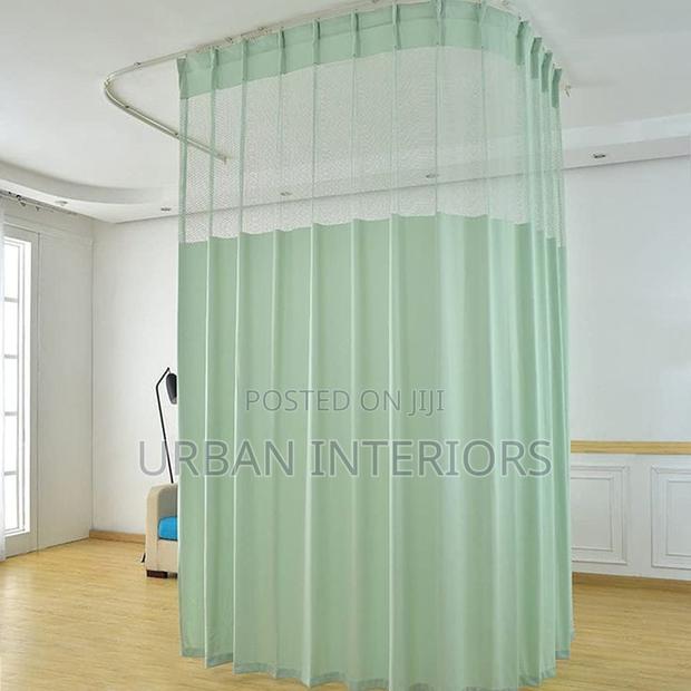 Hospital Partition Rails Hospital Partition Rails - main view